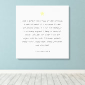 Mooie Schrift Bijbel Quote 1 Korintiërs 13:4 Canvas Afdruk (Insitu (Houten vloer))