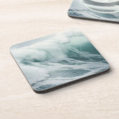 Mooie Schuimende golven Bier Onderzetter (Linkerzijde)