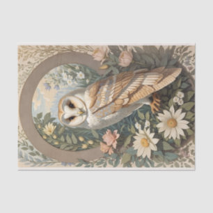 Mooie schuur Uil Wildlife Tissuepapier