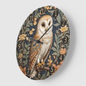 Mooie  schuur uil William Morris geïnspireerd Grote Klok (Hoek)