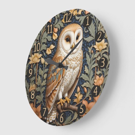 Mooie  schuur uil William Morris geïnspireerd Grote Klok (Hoek)