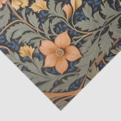 Mooie  schuur uil William Morris geïnspireerd Tissuepapier (Detail)