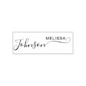 Mooie script lettertype aangepaste handtekening na zelfinktende stempel (Design)