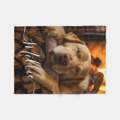 Mooie Script Tekst Aangepaste foto Fleece Deken (Voorkant (Horizontaal))