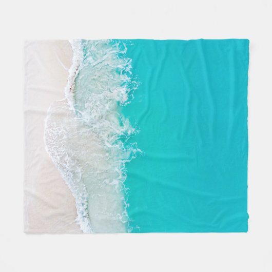 Mooie Seascape Fleece Deken (Voorkant (Horizontaal))