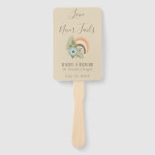 Mooie Seashell Beach Theme Handwaaier (Voorkant)