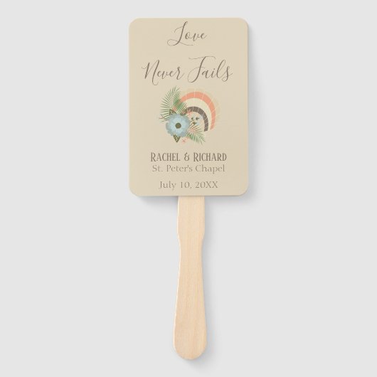 Mooie Seashell Beach Theme Handwaaier (Voorkant)