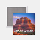 Mooie Sedona Arizona Red Rocks Landscape Art T Magneet (Voorkant / Achterkant)