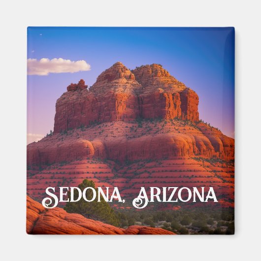 Mooie Sedona Arizona Red Rocks Landscape Art T Magneet (Voorkant)
