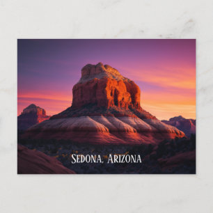 Mooie Sedona Arizona Red Rocks landschapskunst Briefkaart