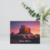 Mooie Sedona Arizona Red Rocks landschapskunst Briefkaart (Staand voorkant)