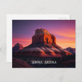 Mooie Sedona Arizona Red Rocks landschapskunst Briefkaart (Voorkant / Achterkant)