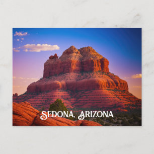 Mooie Sedona Arizona Red Rocks landschapskunst Briefkaart