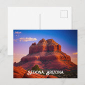 Mooie Sedona Arizona Red Rocks landschapskunst Briefkaart (Voorkant / Achterkant)