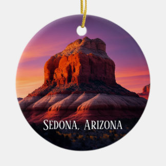 Mooie Sedona Arizona Red Rocks landschapskunst Keramisch Ornament