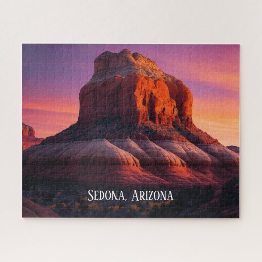 Mooie Sedona Arizona Red Rocks landschapskunst Legpuzzel (Horizontaal)