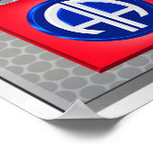 Mooie Senior Wings 82nd Airborne Division Poster (Hoek)