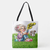 Mooie senior - zie terug! tote bag (Voorkant)