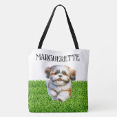 Mooie senior - zie terug! tote bag (Achterkant)