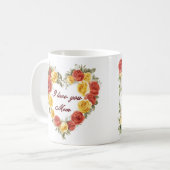 Mooie Sentiment Voor Moeder Wrap Koffiemok (Voorkant links)