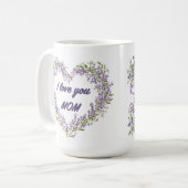 Mooie Sentiment Voor Moeder Wrap Koffiemok (Voorkant links)