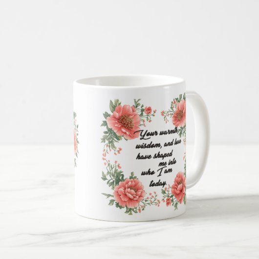 Mooie Sentiment Voor Moeder Wrap Koffiemok (Voorkant rechts)
