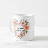Mooie Sentiment Voor Moeder Wrap Koffiemok (Voorkant links)