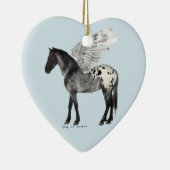 Mooie Sentimentale kerstversiering Keramisch Ornament (Rechts)