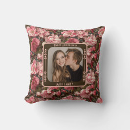 Mooie sentimentele 1e verjaardagwerpillow kussen