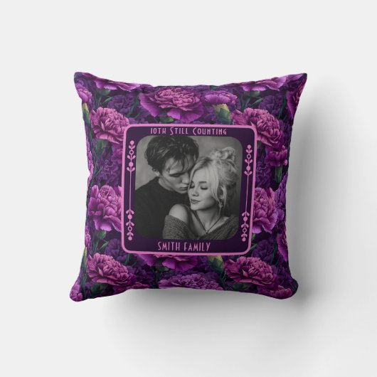 Mooie sentimentele 50ste bruiloft Jubileum Kussen (Achterkant)