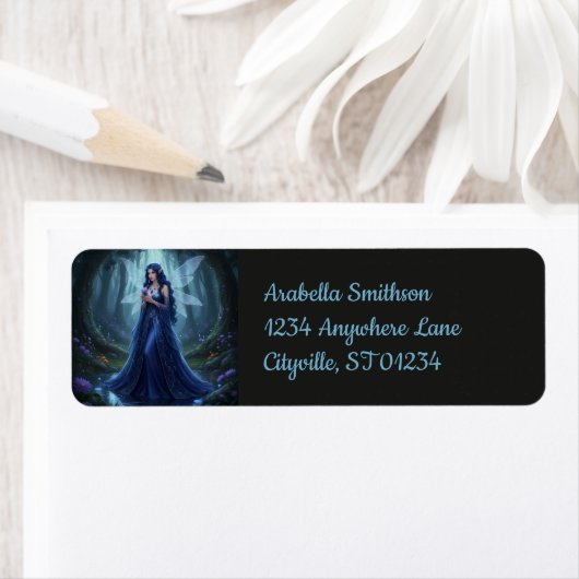 Mooie september Sapphire Fairy Etiket (Insitu)