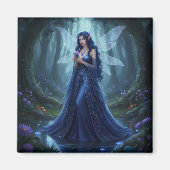 Mooie september Sapphire Fairy Magneet (Voorkant)