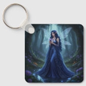 Mooie september Sapphire Fairy Sleutelhanger (Voorkant)