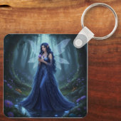 Mooie september Sapphire Fairy Sleutelhanger (Achterkant)