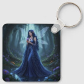 Mooie september Sapphire Fairy Sleutelhanger (Achterkant)
