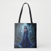 Mooie september Sapphire Fairy Tote Bag (Voorkant)
