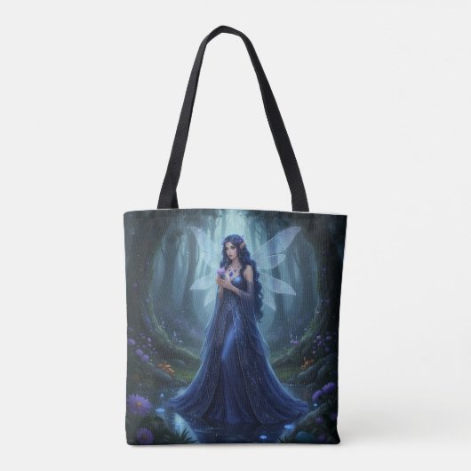 Mooie september Sapphire Fairy Tote Bag (Achterkant)