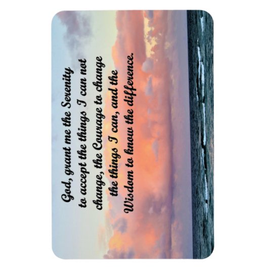 MOOIE SERENITY PRAYER MAGNEET (Verticaal)