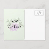 Mooie Seringen Aankondigingskaart (Achterkant)