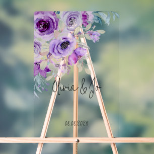 mooie seringen bloem acrylic bord