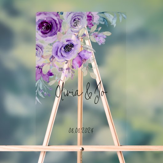 mooie seringen bloem acrylic bord (Neutraal)