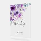 mooie seringen bloem acrylic bord (Hoek)