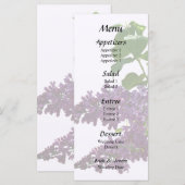 Mooie Seringen Menu (Voorkant / Achterkant)