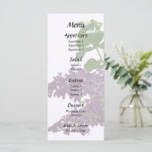 Mooie Seringen Menu (Staand voorkant)