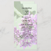 Mooie Seringen Programmakaart (Voorkant / Achterkant)