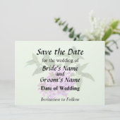 Mooie Seringen Save The Date (Staand voorkant)