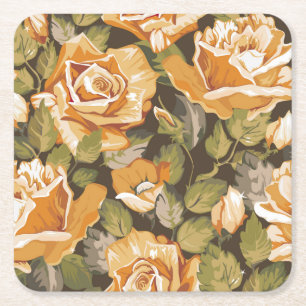 Mooie set Onderzetters van Floral Sketch