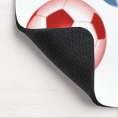 Mooie set voetballen muismat (Hoek)
