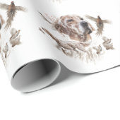 Mooie Setter , Kunst Cadeaupapier (Rol Hoek)