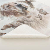Mooie Setter, Kunst Sherpa Deken (3/4)